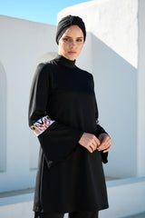 Marina Modest Burkini Swimwear Set Black – 1961