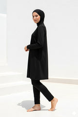 Marina Modest Burkini Swimwear Set Black – 1969