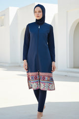 Marina Modest Burkini Swimwear Set Navy Blue – 1982