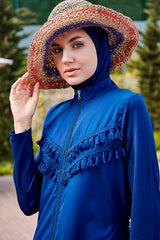 Marina Modest Burkini Swimwear Set Navy Blue – 1998