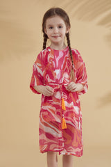 فوشيا كيدز باريو كيمونو P2335