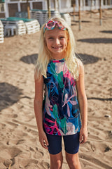 Lycra Colorful Girls' Swimsuit K2410