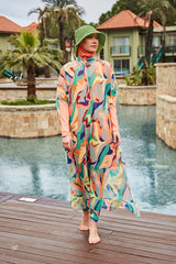 كيمونو باريو ملون P2409