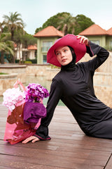 حقيبة شاطئ باللون الوردي C2402