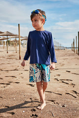 Woven Navy Boys Shorts B2431