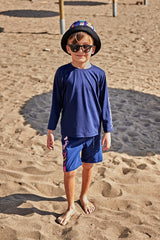 Navy Boys Shorts B2434