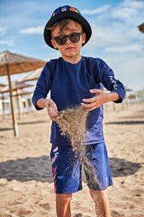 Navy Boys Shorts B2434