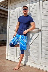 شورت رجالي باللون البحري S2409