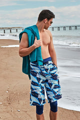 منشفة شاطئ باللون الأخضر البترولي PH23-13402