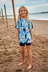 Woven Navy Girls Swimwear K2411