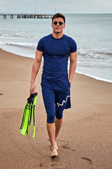 Navy Men's Shorts S2406