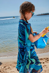 ملون للأطفال صوفية كيمونو P2349