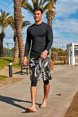 Black Men's Shorts S2403