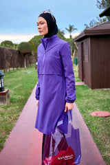 حقيبة شاطئ أرجوانية C2403