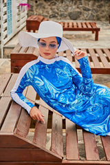 ملابس سباحة محتشمة من الليكرا ساكس بوركيني M2304