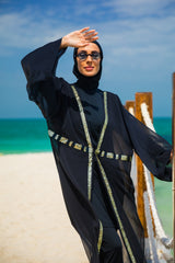 كيمونو باريو أسود P2346