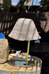 Pink Straw Hat 14399