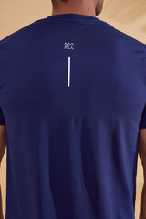 Lycra Navy Men's Swim Shirts T2343