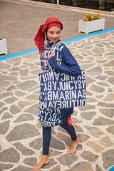 Navy Beach Bag C2302