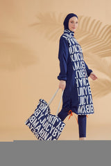 Navy Beach Bag C2302