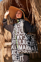 حقيبة شاطئ سوداء C2301