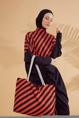 حقيبة شاطئ سوداء C2307