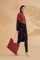 حقيبة شاطئ سوداء C2307