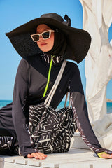 حقيبة شاطئ سوداء C2326