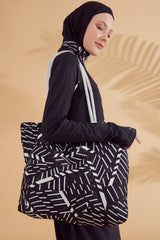 حقيبة شاطئ سوداء C2326