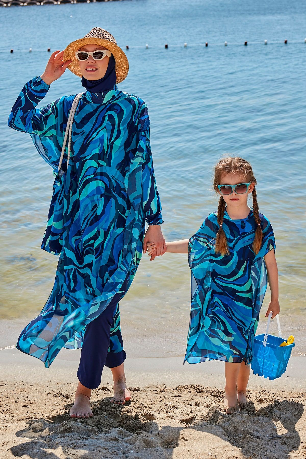 حقيبة شاطئ فيروزية C2334