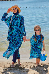 حقيبة شاطئ فيروزية C2334