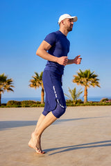 Marina Navy Modest Swim Shorts for Men - S2504-2