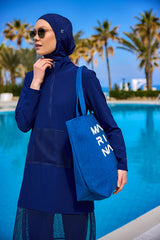 Marina Navy Modest Swimwear Burkini – M2508-2