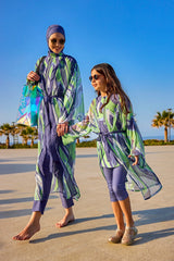 Marina UPF50+ Protected Girls' Modest Swimsuit - C2503