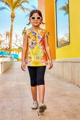 Marina UPF50+ UV Protected Modest Girls' Swimsuit – C2504