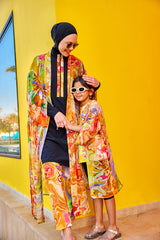 Marina Colorful Chiffon Kimono for Girls - CP2504