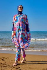 Marina Multicolor Printed Oversize Pareo - P2505