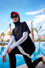 Marina Black Modest Swimwear Burkini - M2532