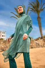 Marina Green Silky Pareo - P2516-1