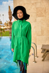 Green High Performance Full Coverage Burkini Set M2503-1