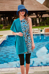 منشفة الشاطئ الفيروزية PH23-13307