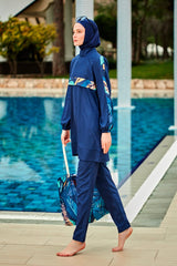 Colourful Burkini Modest Swimwear R2413