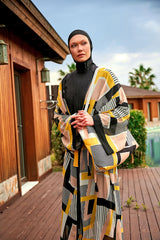 كيمونو باريو ملون P2407