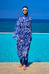 Rivamera Printed Chiffon Beach Kimono - RP2502