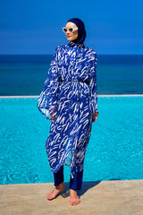 Rivamera Printed Chiffon Beach Kimono - RP2502