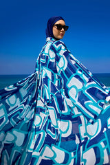 Rivamera Ocean-Inspired Beach Kimono - RP2513