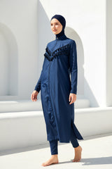 Marina Modest Burkini Swimwear Set Navy Blue – 1998