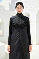 Marina Modest Burkini Swimwear Set Black – 1998