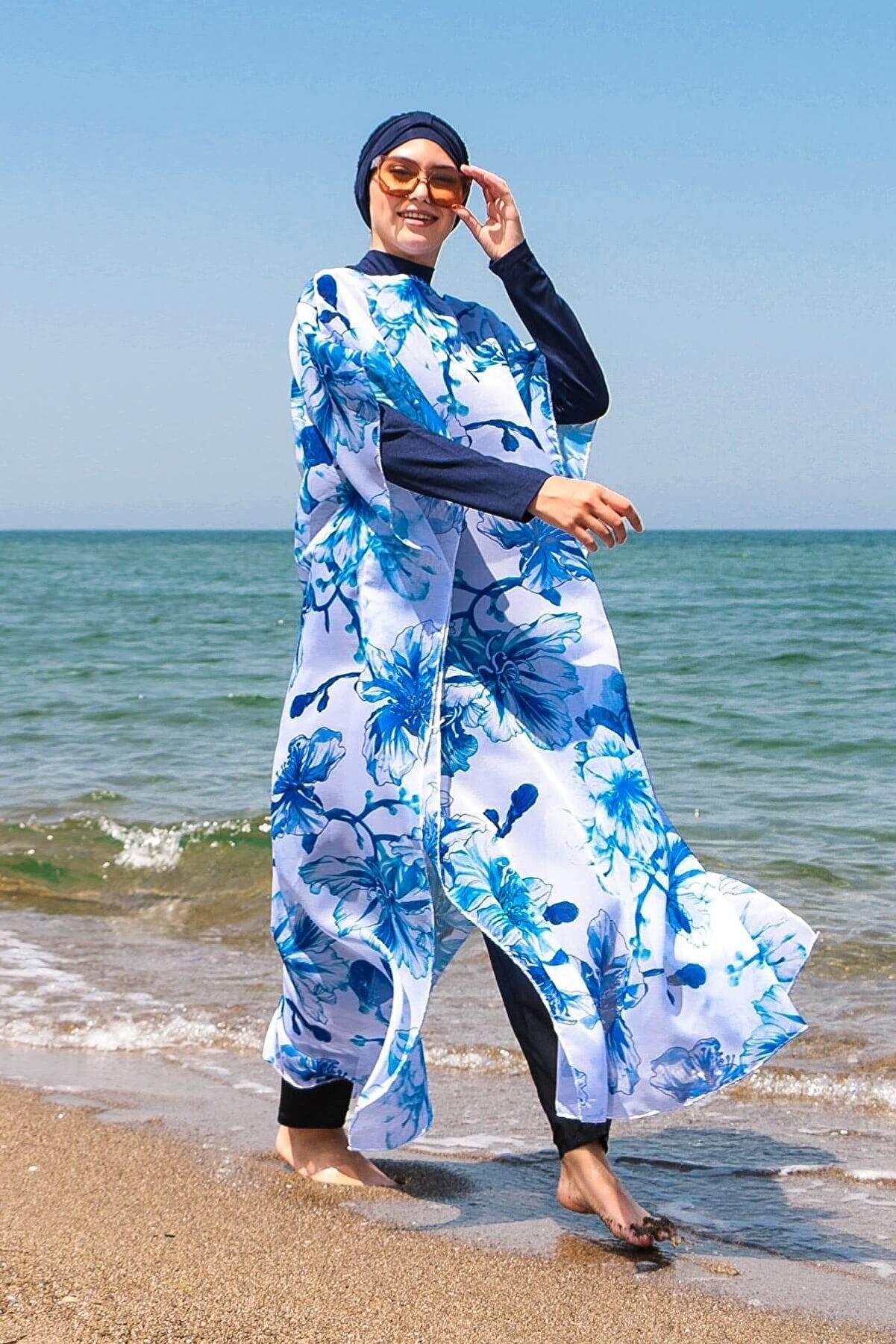 Blue Pareo Kimono P2108