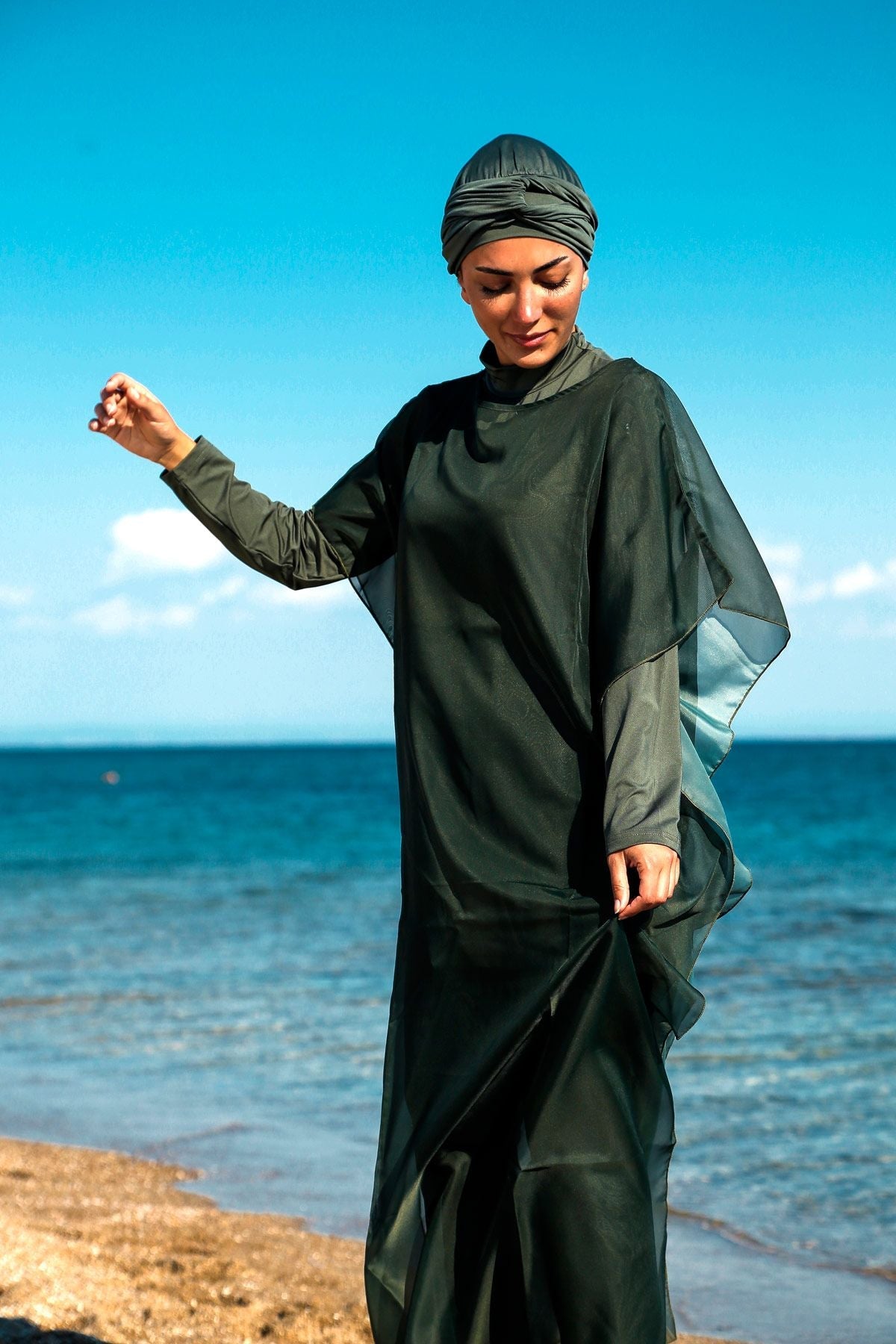 كيمونو باريو كاكي P2202 صورة ثانوية